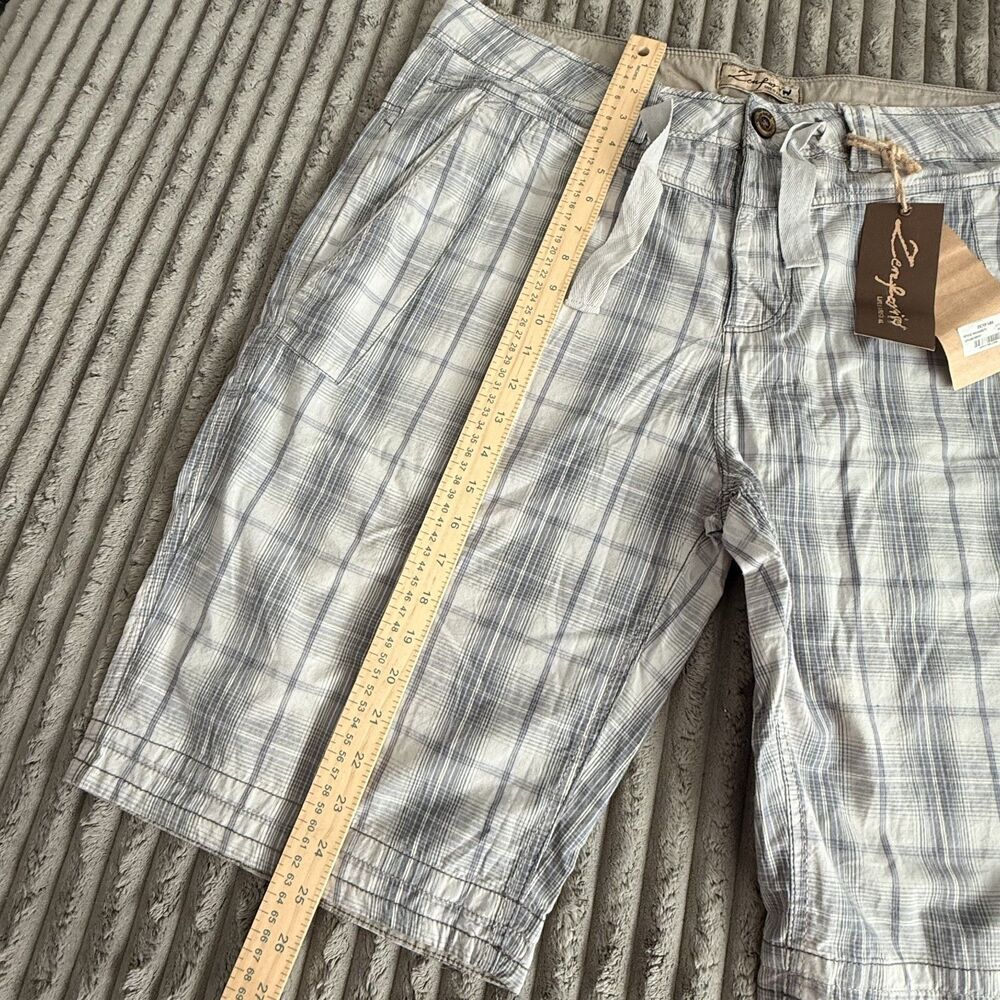 Zenfari Bayan Tree Plaid Cotton Shorts NWT Men’s 38 Button Fly MSRP $99